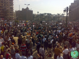 مشهد من ميدان التحرير